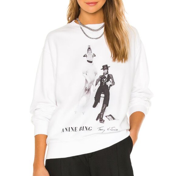 Anine Bing Tops - Anine Bing x Terry O'Neill David Bowie Ramona Sweatshirt